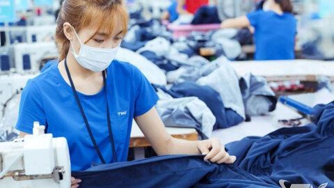 Ngành may mặc Thái Nguyên vững đà xuất khẩu