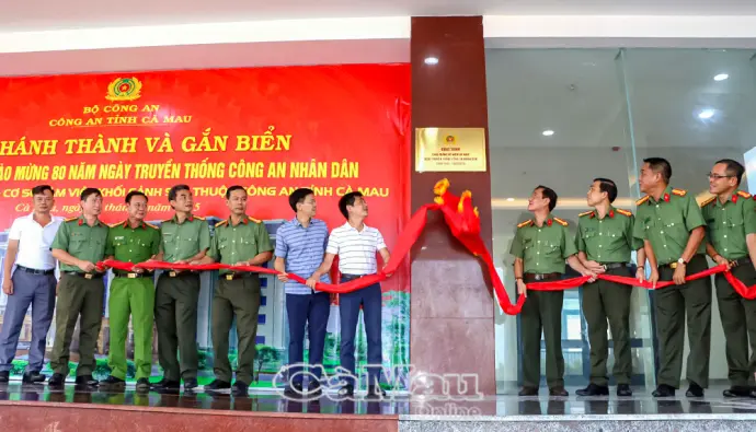 Công an Cà Mau: Hiện đại hóa cơ sở vật chất trong kỷ nguyên mới