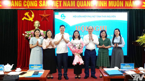 Đồng chí Trần Thị Linh được bầu làm Phó Chủ tịch Hội Liên hiệp Phụ nữ tỉnh Thái Nguyên