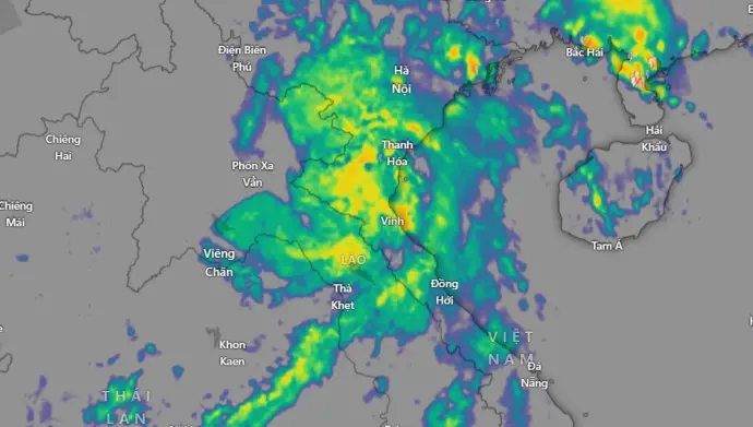 Bão số 10 BUALOI suy yếu thành áp thấp nhiệt đới, mưa lớn kéo dài