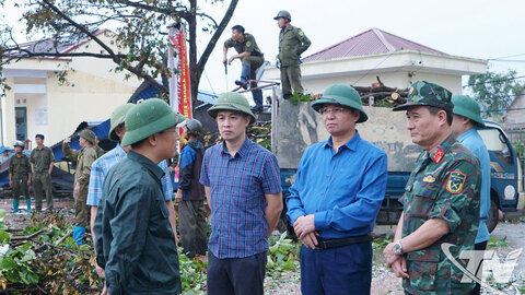Thái Nguyên khẩn trương khắc phục thiệt hại do mưa đá, dông lốc