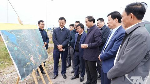 Bí thư Tỉnh ủy Trịnh Xuân Trường kiểm tra, chỉ đạo đẩy nhanh tiến độ các dự án trọng điểm