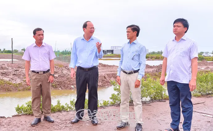 Bí thư Tỉnh uỷ khảo sát, làm việc tại xã Đông Hải