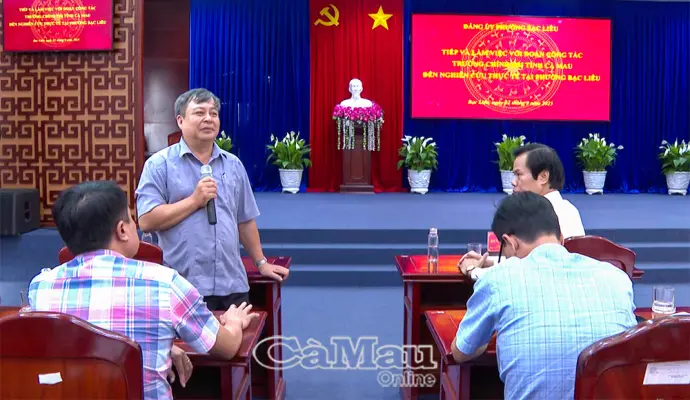 Nghiên cứu thực tế mô hình chính quyền địa phương 2 cấp tại phường Bạc Liêu