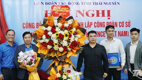 Thành lập Công đoàn cơ sở Công ty TNHH Cinotex Intelligence (Viet Nam)