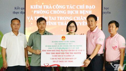 Kiểm tra công tác phòng, chống dịch bệnh trên đàn vật nuôi