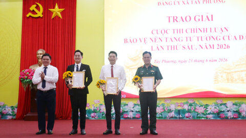 Xã Tây Phương: Hơn 2.600 bài dự thi Cuộc thi chính luận bảo vệ nền tảng tư tưởng của Đảng