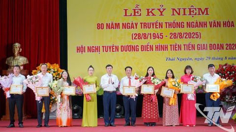 Thái Nguyên kỷ niệm 80 năm Ngày truyền thống ngành Văn hóa