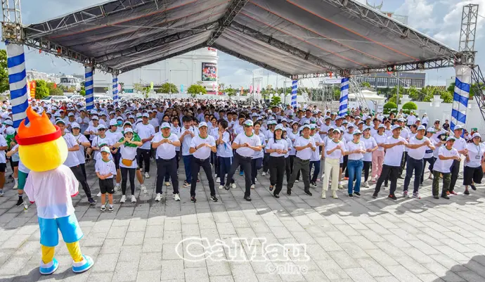 Lan tỏa thông điệp “Khỏe để xây dựng và bảo vệ Tổ quốc” từ Cà Mau