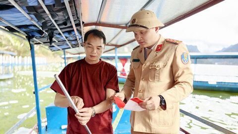 Bảo đảm an toàn giao thông Lễ hội Lồng tồng Ba Bể