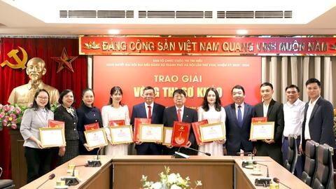 Trao giải vòng sơ khảo Cuộc thi tìm hiểu Nghị quyết Đại hội Đảng bộ TP Hà Nội lần thứ XVIII