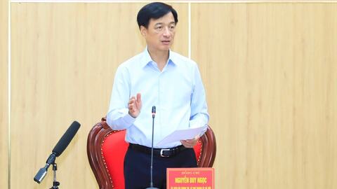 Thông qua dự thảo Báo cáo kết quả giám sát của Bộ Chính trị, Ban Bí thư với Ban Thường vụ Tỉnh ủy Ninh Bình