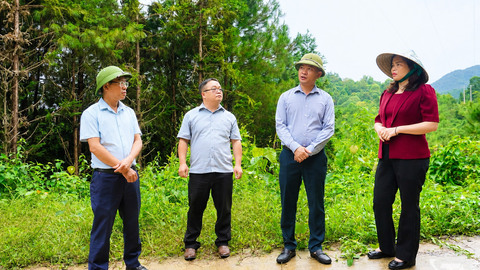 Khảo sát công tác quản lý đất đai tại xã Bằng Vân, Cường Lợi