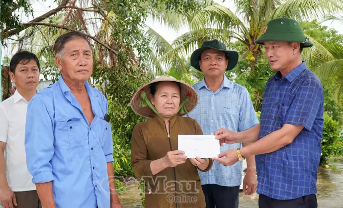 Hơn 8,7 tỷ đồng hỗ trợ thiệt hại do thiên tai, sự cố