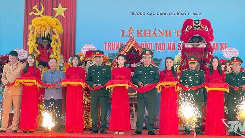 Trường Cao đẳng nghề số 1 - Bộ Quốc phòng: Khánh thành, đưa vào sử dụng Trung tâm Đào tạo và Sát hạch lái xe