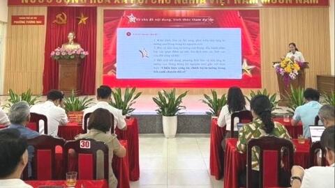 Phường Tương Mai phát động Cuộc thi chính luận về bảo vệ nền tảng tư tưởng của Đảng