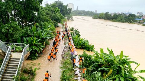Lũ đặc biệt lớn trên sông Cầu