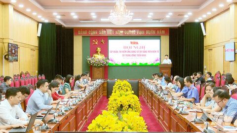 Thái Nguyên tập huấn triển khai ứng dụng 'Sổ tay đảng viên điện tử'