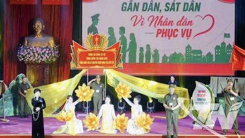 12 đội tranh tài tại Hội thi lực lượng tham gia bảo vệ an ninh, trật tự ở cơ sở