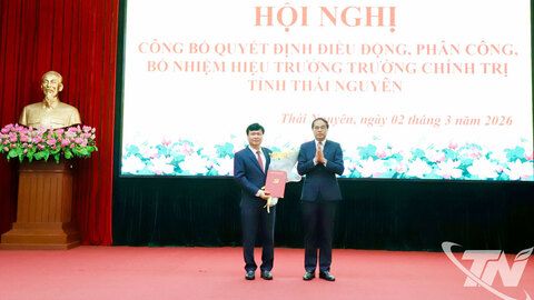 PGS.TS. Phạm Việt Đức giữ chức Hiệu trưởng Trường Chính trị tỉnh Thái Nguyên