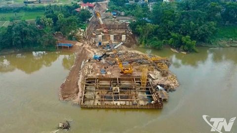 Đẩy nhanh tiến độ thi công cầu Quang Vinh 1 và 2
