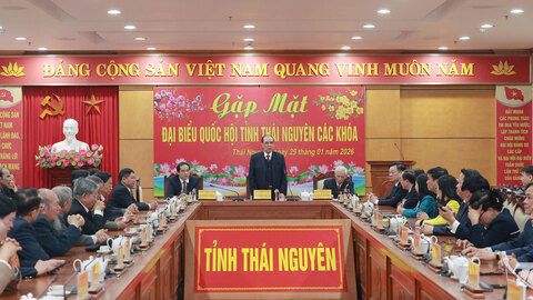 Gặp mặt đại biểu Quốc hội tỉnh Thái Nguyên các khóa