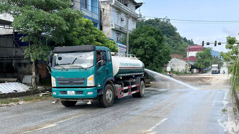 Khắc phục ảnh hưởng của mưa lớn cục bộ tại một số xã vùng cao