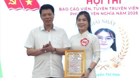 Phường Yên Nghĩa: Sôi nổi Hội thi Báo cáo viên, tuyên truyền viên giỏi năm 2026