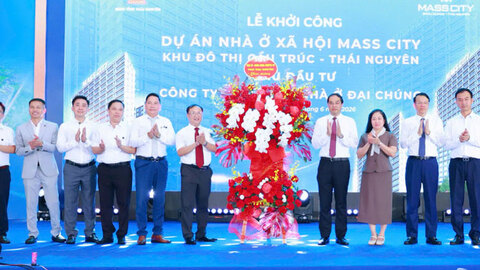 Thái Nguyên khởi công đồng loạt 6 dự án nhà ở xã hội