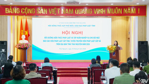 Bồi dưỡng kiến thức pháp luật cho hơn 3.000 báo cáo viên, tuyên truyền viên