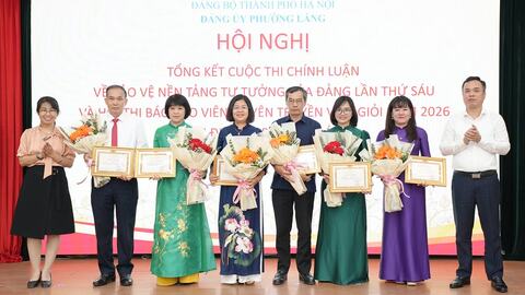 Phường Láng: Vinh danh những hạt nhân xuất sắc trên mặt trận tư tưởng