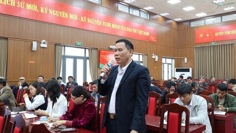 Tổ đại biểu số 22, HĐND thành phố Hà Nội tiếp xúc cử tri sau kỳ họp thứ 28