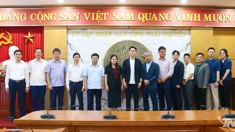 UBND tỉnh Thái Nguyên làm việc với KTR về dự án môi trường trọng điểm
