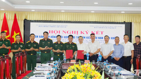 Ký kết hiệp đồng phối hợp công tác tìm kiếm cứu nạn hàng không