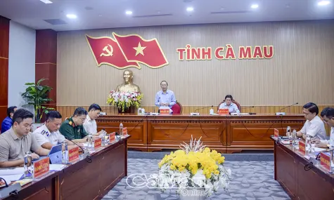 Bộ Nông nghiệp và Môi trường làm việc với tỉnh Cà Mau về công tác chống khai thác IUU