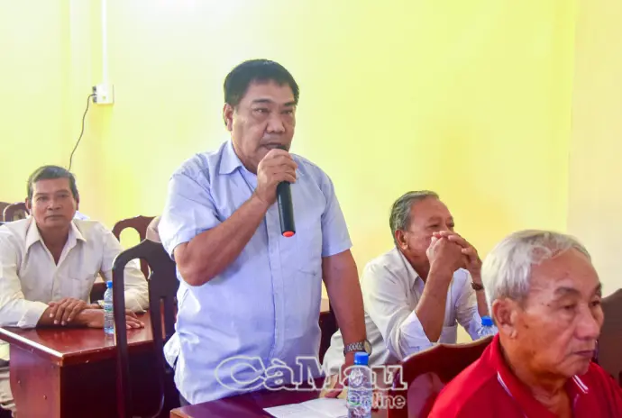 Đại biểu Quốc hội tỉnh tiếp xúc cử tri phường Hiệp Thành