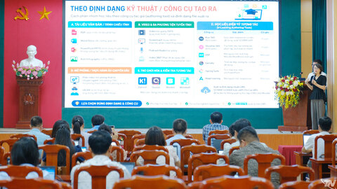 Nâng cao kỹ năng số cho cán bộ quản lý và giáo viên