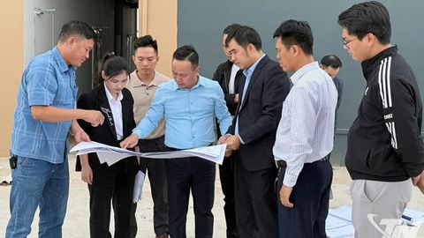 Nghiệm thu công trình nhà ở xã hội Khu dân cư Đại Thắng