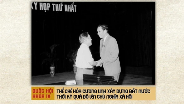 Quốc hội khóa IX: Thể chế hóa Cương lĩnh xây dựng đất nước thời kỳ quá độ lên chủ nghĩa xã hội