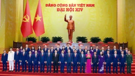 Những hình ảnh của Đoàn đại biểu Đảng bộ tỉnh Lào Cai tại Đại hội XIV của Đảng