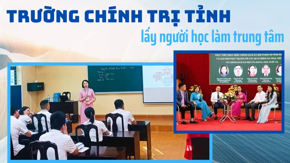 Trường Chính trị tỉnh lấy người học làm trung tâm
