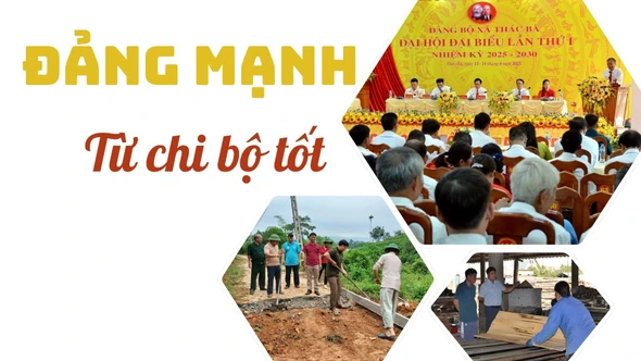 Đảng mạnh từ chi bộ tốt