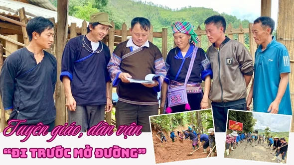 Tuyên giáo, dân vận “đi trước, mở đường”