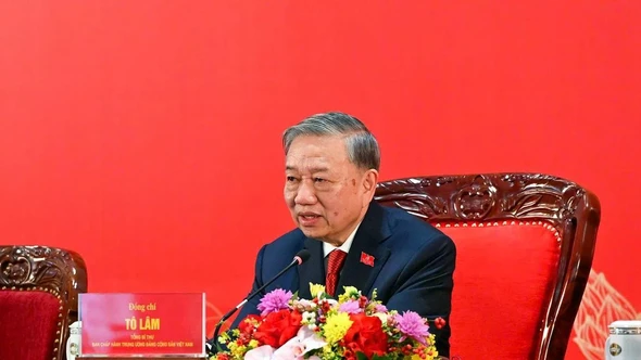 Tổng Bí thư Tô Lâm trả lời câu hỏi của các phóng viên quốc tế tại họp báo sau Đại hội XIV