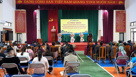 Xã Chiềng Ken phát động các phong trào chào mừng Đại hội đại biểu toàn quốc lần thứ XIV của Đảng
