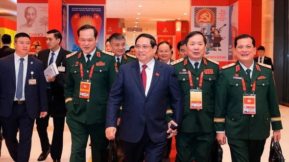 {Ảnh} Ngày làm việc thứ tư Đại hội XIV của Đảng