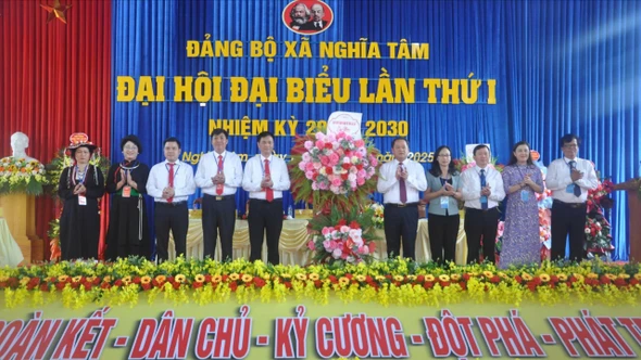 Đại hội đại biểu Đảng bộ xã Nghĩa Tâm lần thứ I, nhiệm kỳ 2025 -2030 thành công tốt đẹp