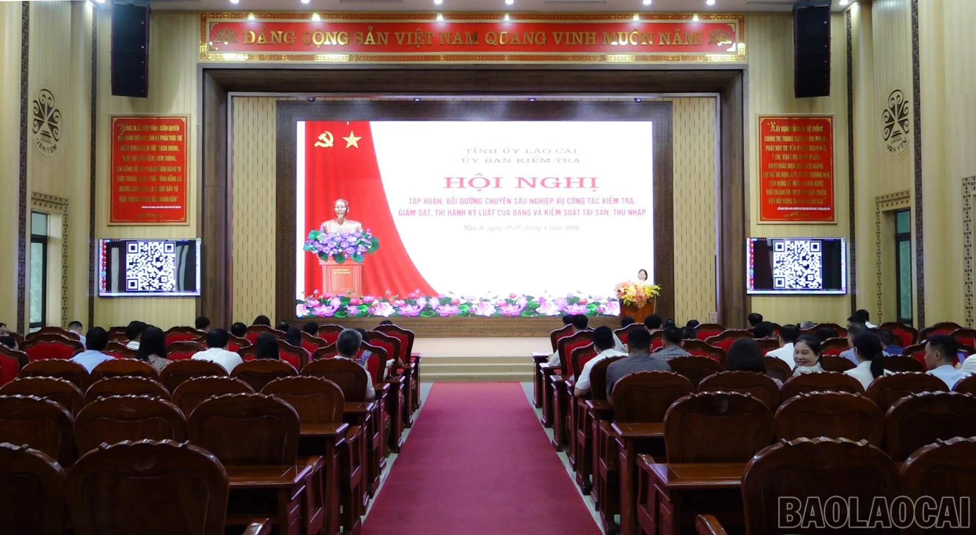 Lào Cai: 280 đại biểu từ 9 xã tập huấn nghiệp vụ kiểm tra, giám sát và kê khai tài sản