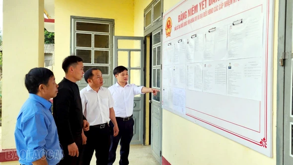 Xã Nậm Có thành lập 10 tổ bầu cử tại 10 khu vực bỏ phiếu