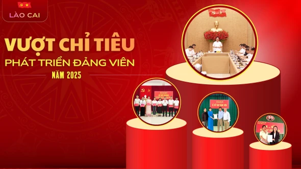 Lào Cai: Vượt chỉ tiêu phát triển đảng viên mới năm 2025